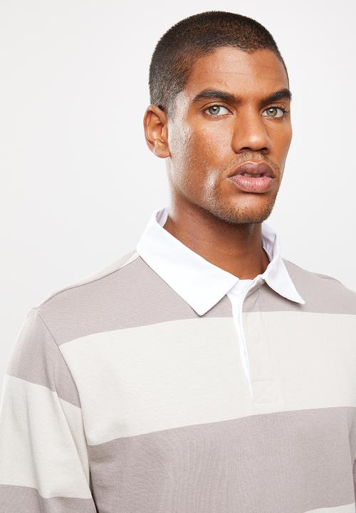 Cotton On - Rugby long sleeve polo - multi