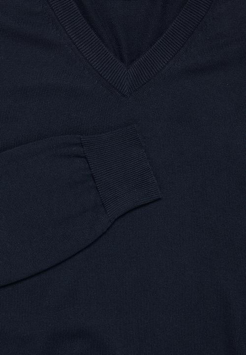 Superbalist - Basic vee neck slim fit knit - navy