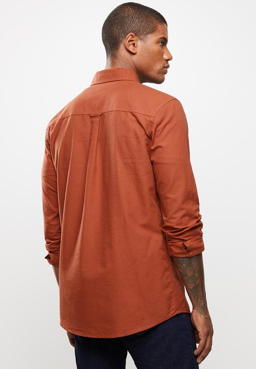 Cotton On - Brunswick shirt 3 - burnt orange