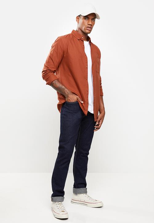 Cotton On - Brunswick shirt 3 - burnt orange
