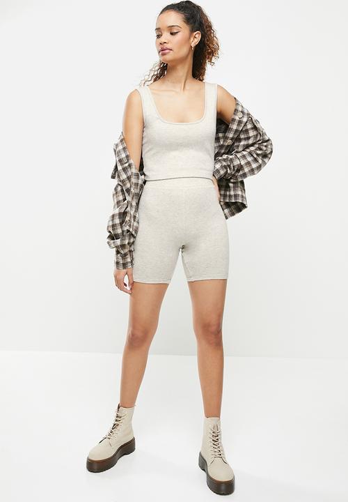 Blake - Cycling shorts - stone