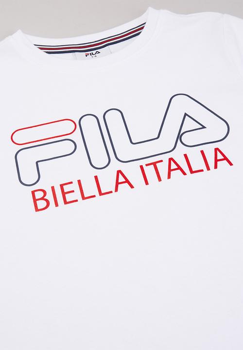 FILA - Biella short sleeve tee - white