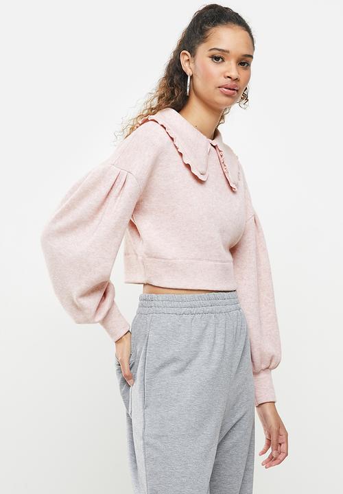 Blake - Peterpan collar pullover - pink