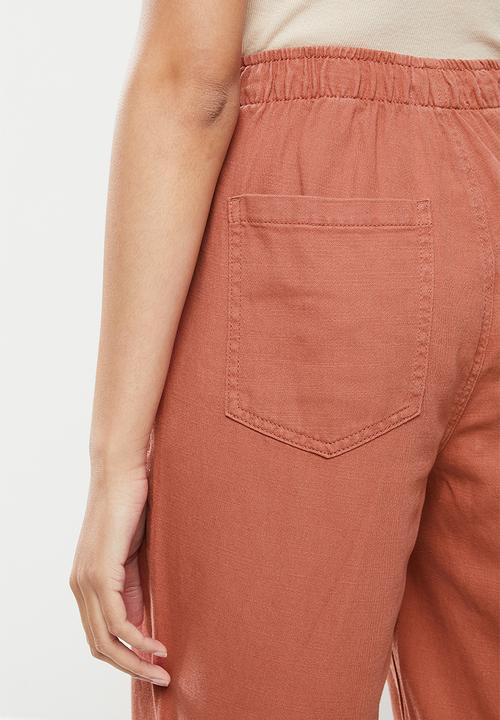 Cotton On - Everyday pants - earthy red