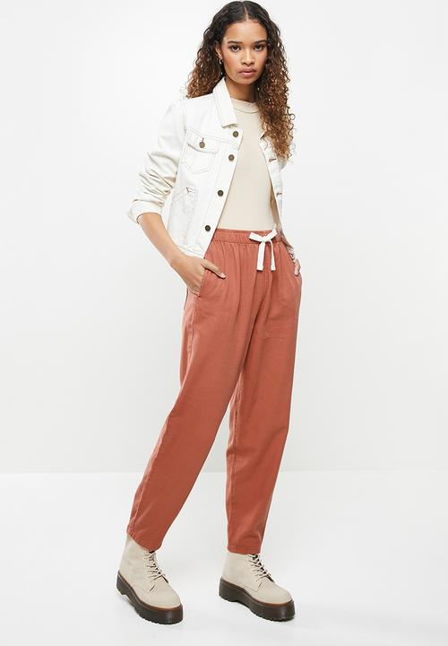 Cotton On - Everyday pants - earthy red