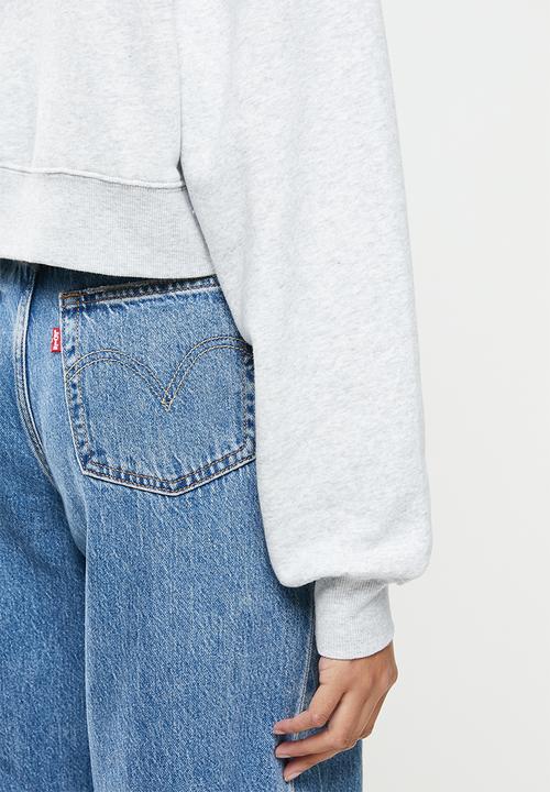 Cotton On - Graphic classic cropped crew - grey