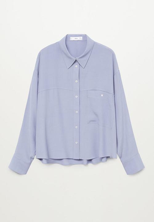 MANGO - Shirt leone - blue