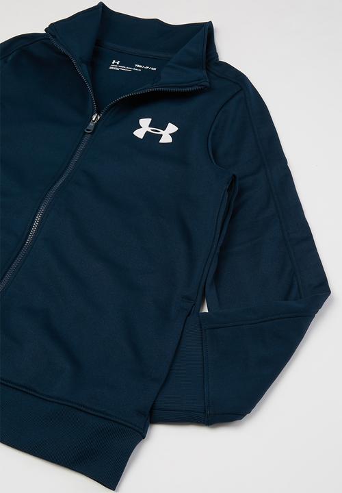 Under Armour - UA boys knit tracksuit - navy & white