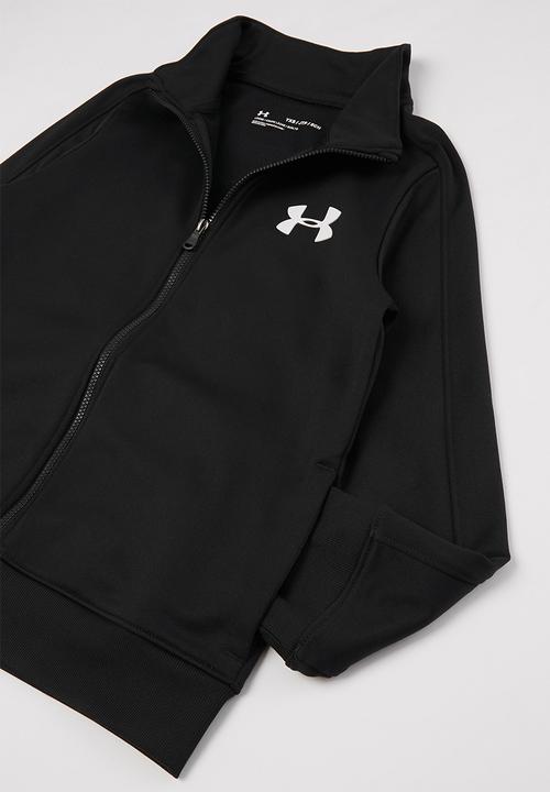 Under Armour - UA boys knit tracksuit - black & white