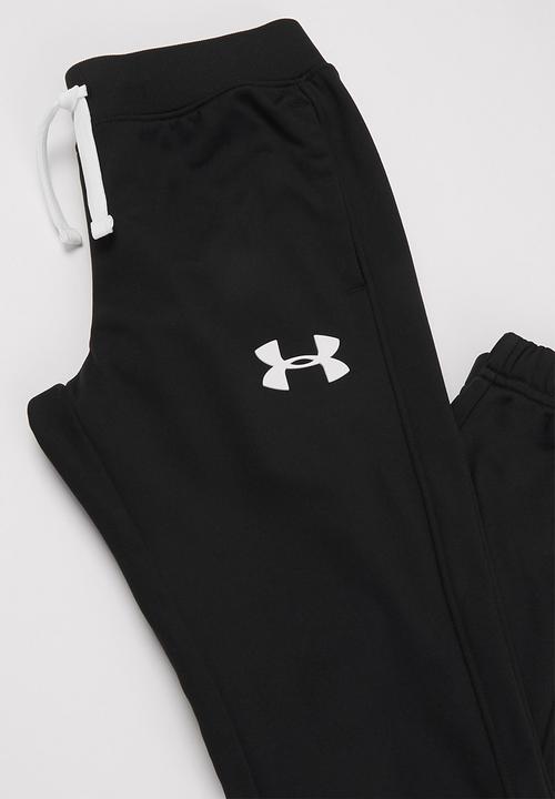 Under Armour - UA boys knit tracksuit - black & white