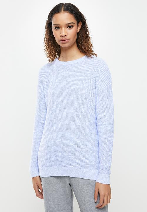 Cotton On - Cotton pullover - blue & white 