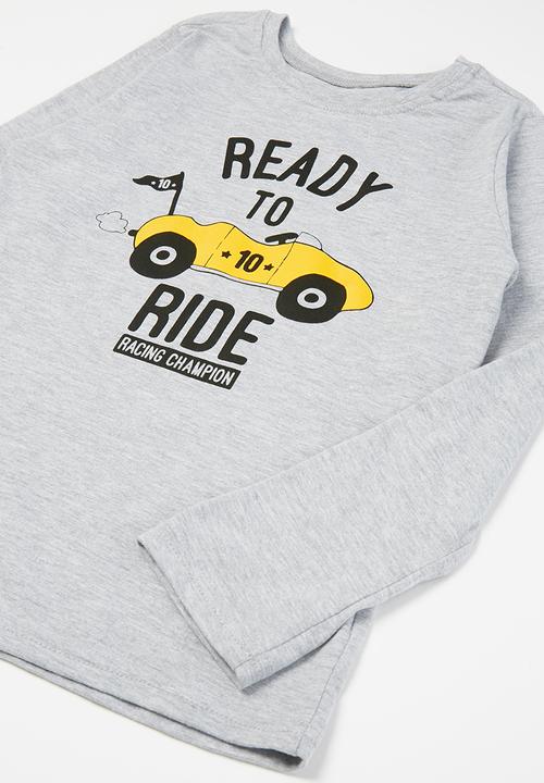 Pop Candy - Long sleeve top & jogger set - black & grey