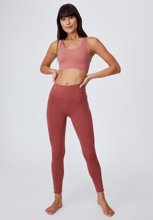 Cotton On - All day comfort crop - chestnut