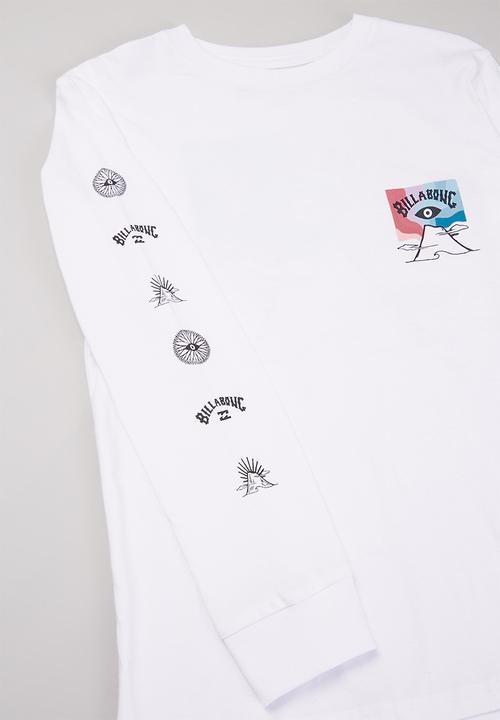 Billabong  - Boys eyesolation long sleeve tee - white