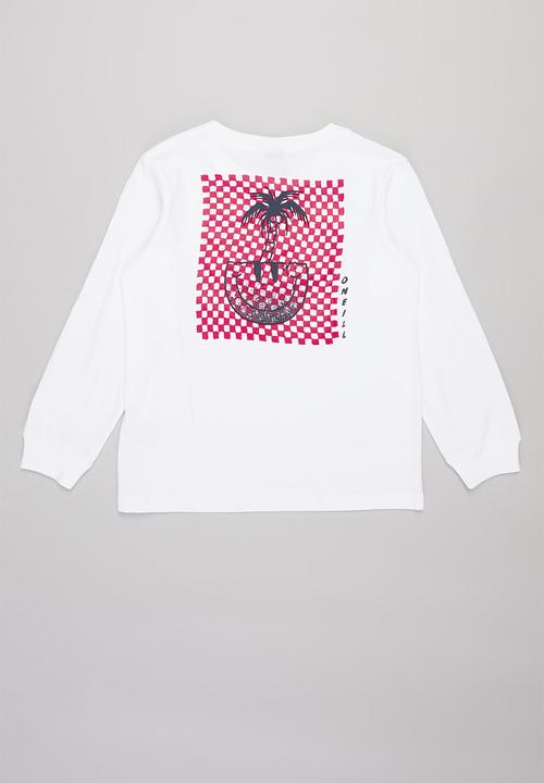 O'Neill - Smile long sleeve tee - white