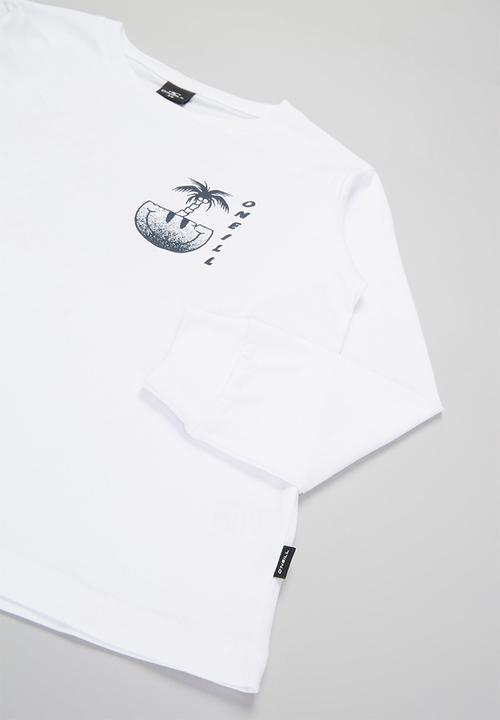 O'Neill - Smile long sleeve tee - white
