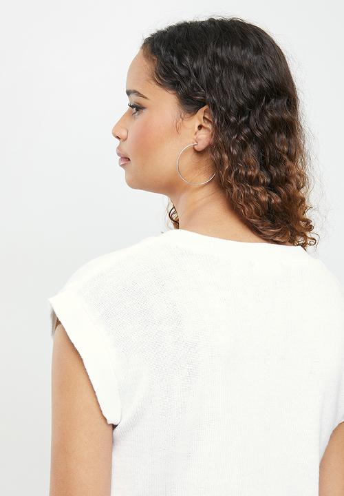 Blake - Sleeveless vest - white