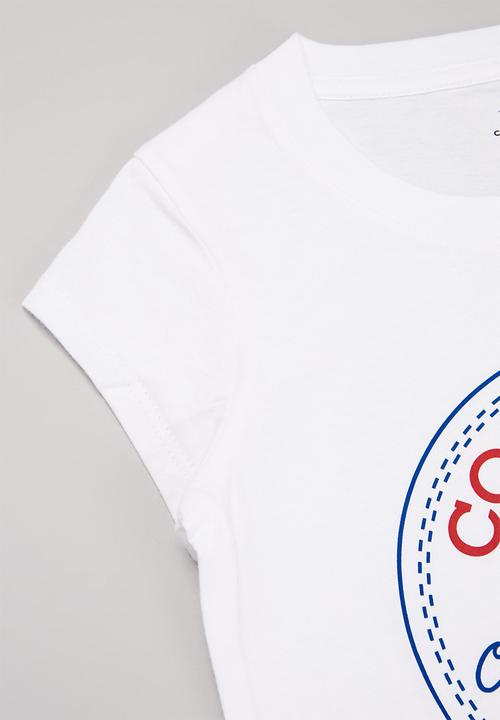 Converse - Cnvg timels chuck patch tee - white