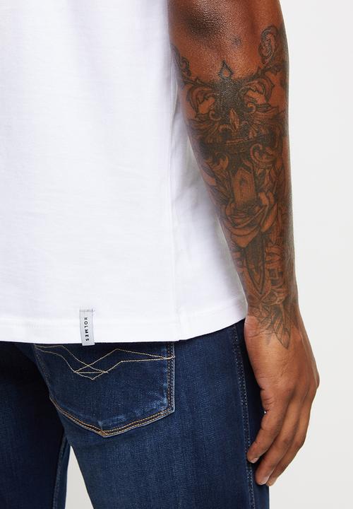 Holmes Bro's - Exotic pleasures ss tee - white