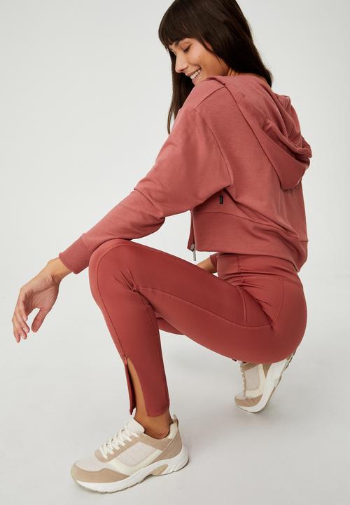 Cotton On - The elite full length tight - chestnut