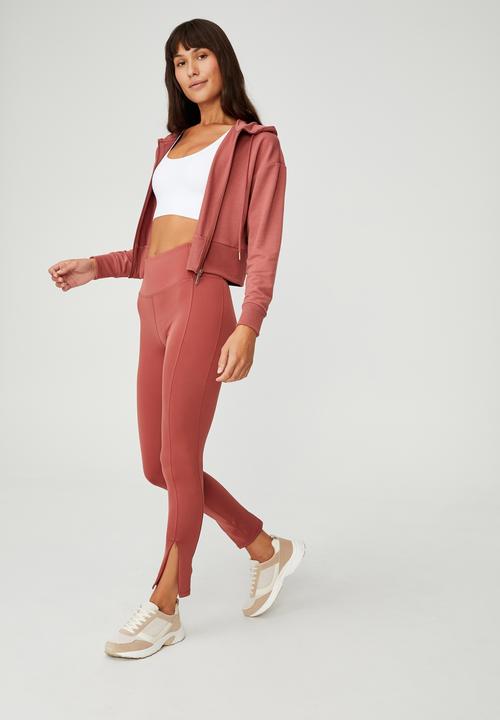 Cotton On - The elite full length tight - chestnut