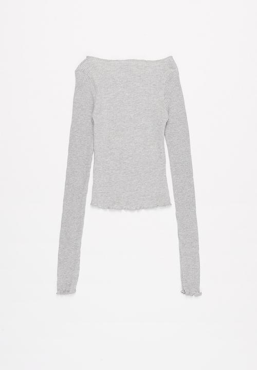 MANGO - Sky tee - grey