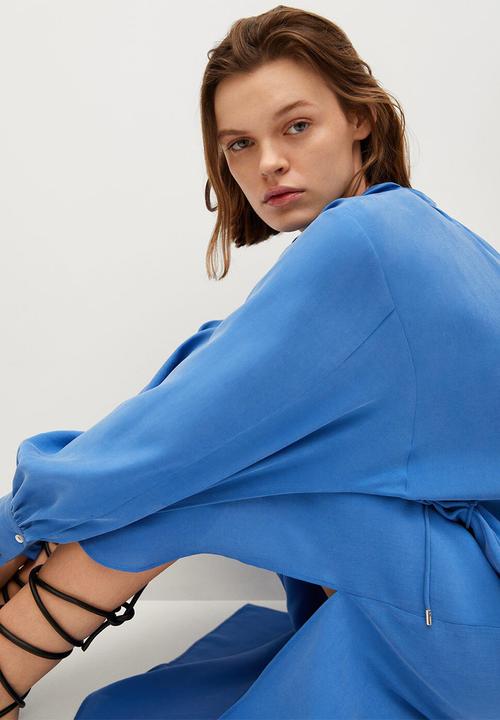 MANGO - Dress florence - blue