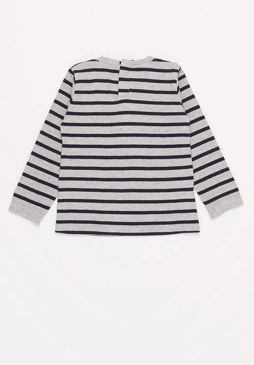 MANGO - Ibai long sleeve tee - grey