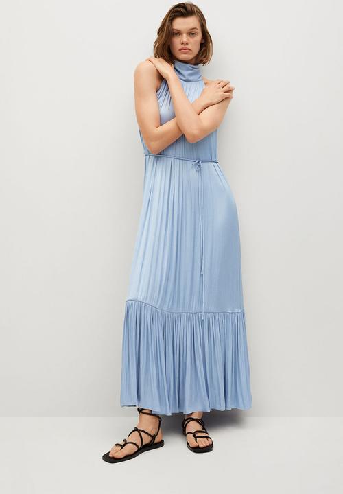 MANGO - Dress kaiman - light blue