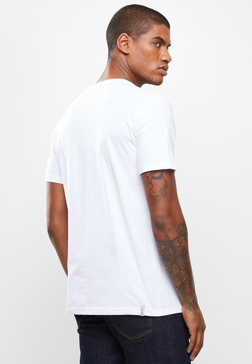 Holmes Bro's - Flaming short sleeve tee - white