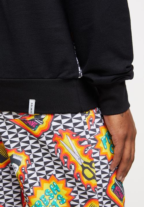 Holmes Bro's - Fresh cuts basic sweat - black