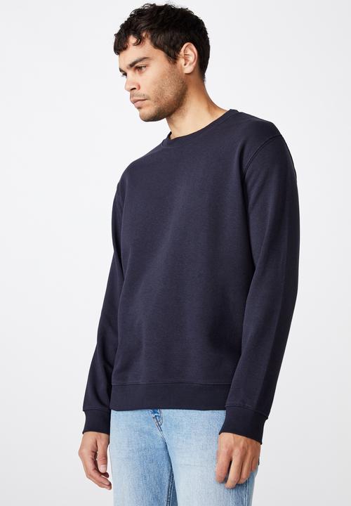 Cotton On - Essential crew fleece - navy