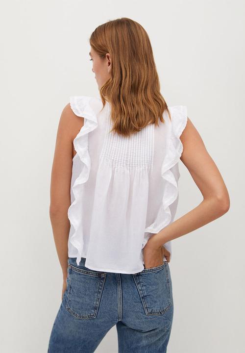 MANGO - Blouse romi - white