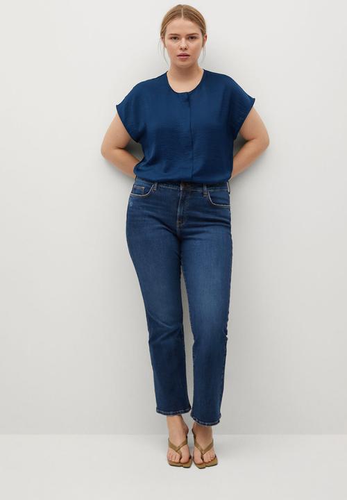 Violeta by Mango - Plus blouse agua - navy