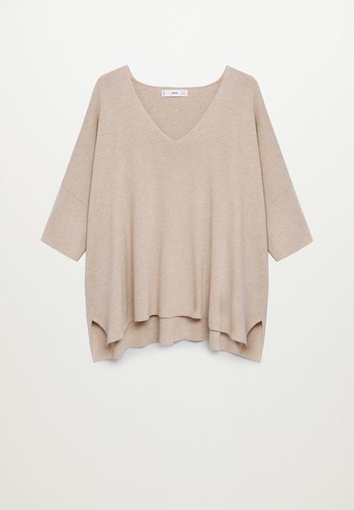 MANGO - Sweater guiroa - light brown