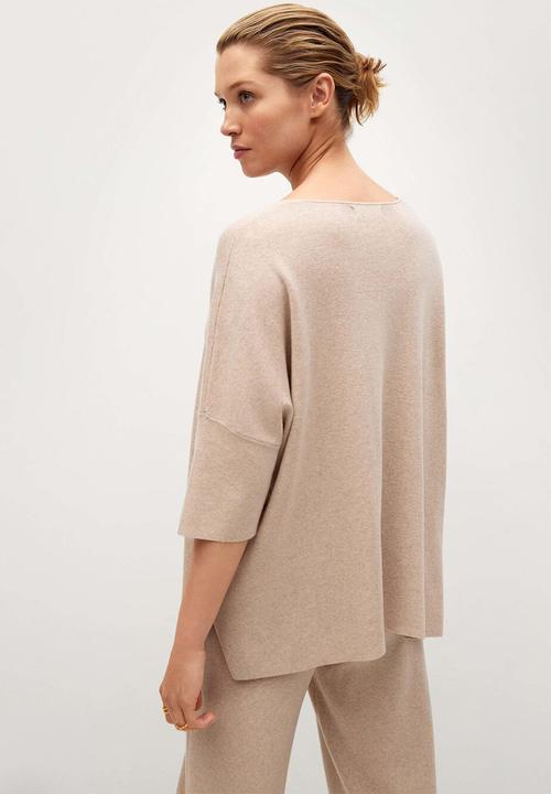 MANGO - Sweater guiroa - light brown