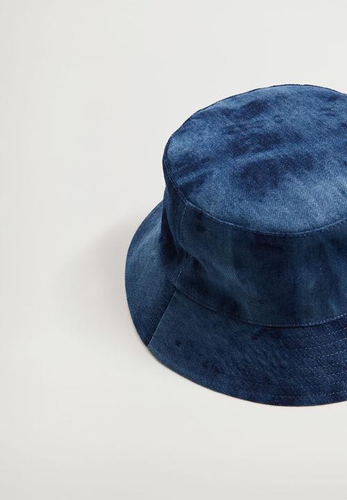 Violeta by Mango - Denim hat - blue