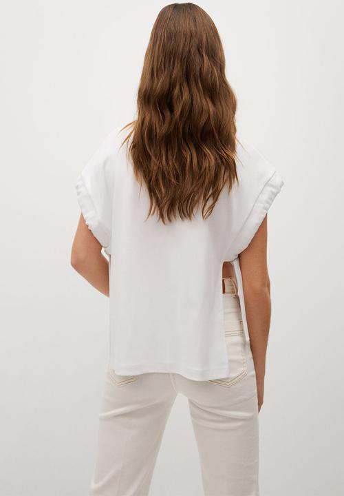 MANGO - Blouse hubo - white