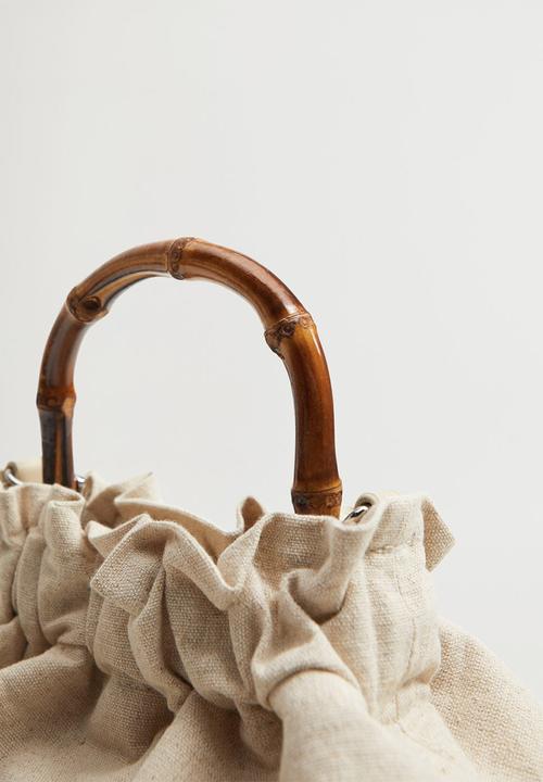 Violeta by Mango - Bambu bag - natural