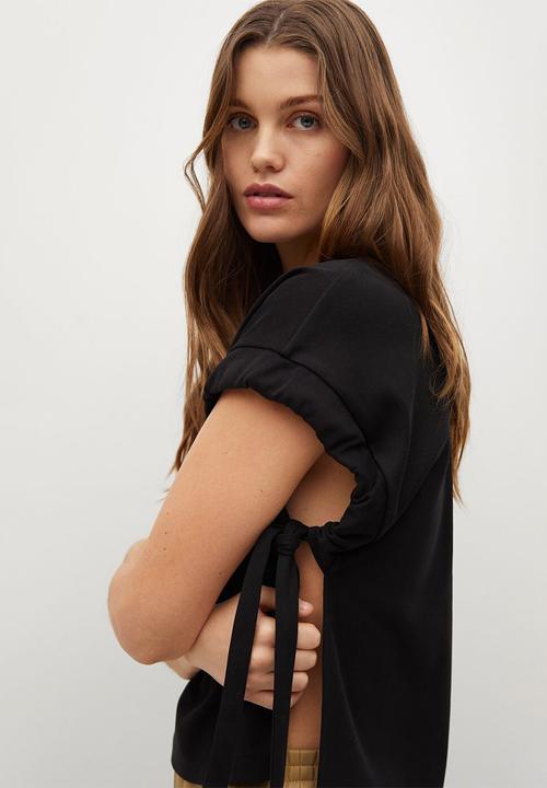 MANGO - Tshirt hubo - black