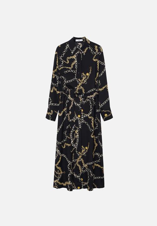 MANGO - Dress nina - black