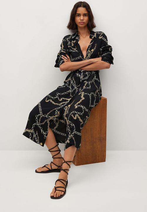 MANGO - Dress nina - black