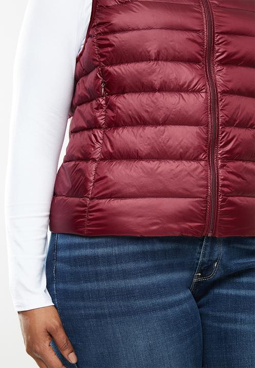 STYLE REPUBLIC PLUS - Quilted gillet - burgundy