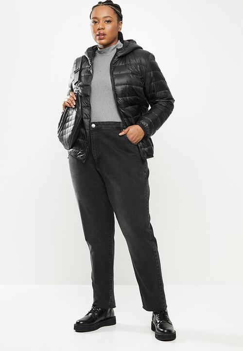 STYLE REPUBLIC PLUS - Long sleeve quilted puffer - black