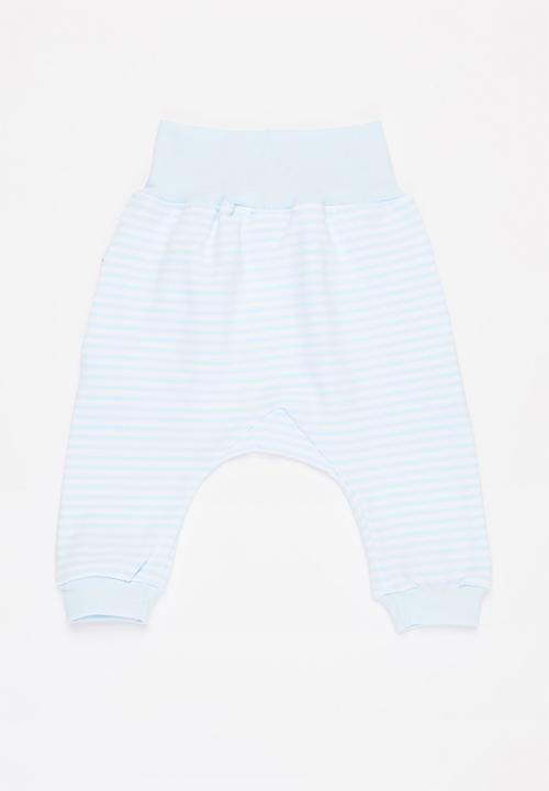 Little Lumps - Slouch pants - blue & white 