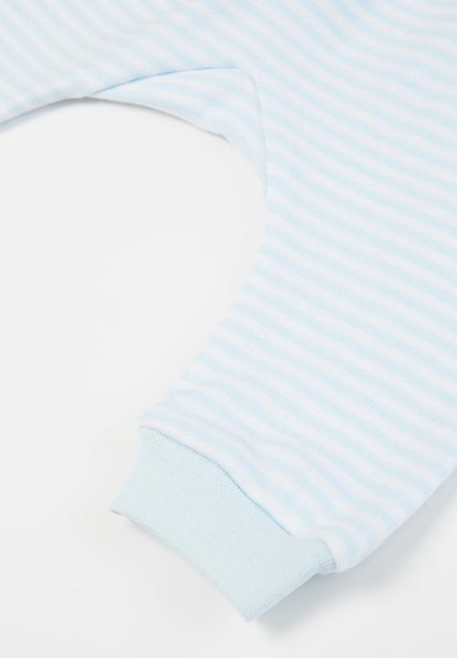 Little Lumps - Slouch pants - blue & white 