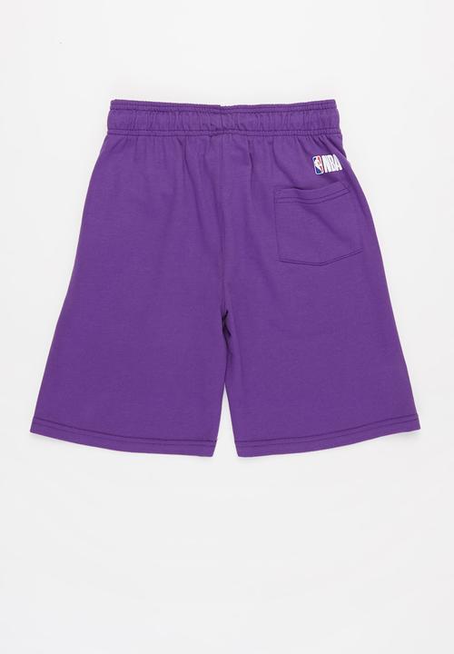 NBA - Lakers basketball retro shorts - purple