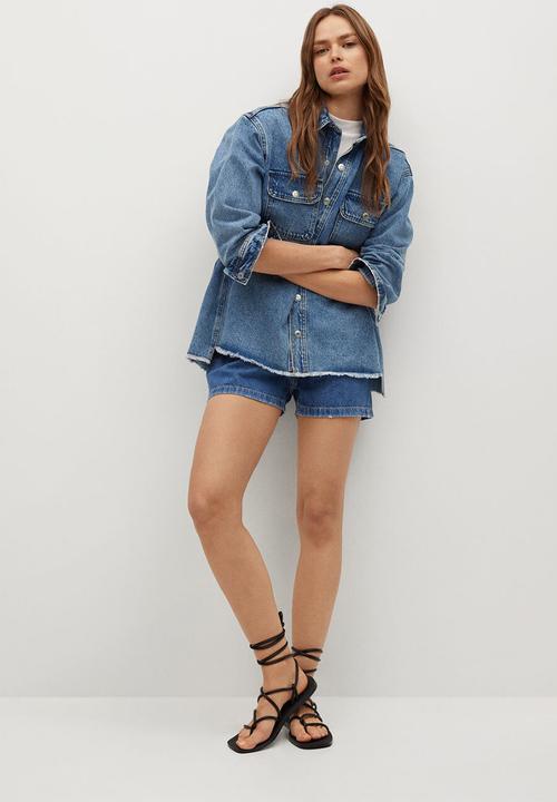 MANGO - Overshirt maia - blue
