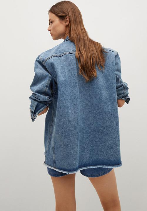 MANGO - Overshirt maia - blue