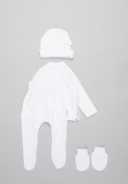 Little Lumps - Bunny layette set - white